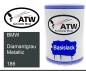 Preview: BMW, Diamantgrau Metallic, 186: 500ml Lackdose, von ATW Autoteile West.